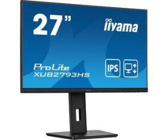 iiyama ProLite XUB2793HS-B6 - Écran LED - 27" - 1920 x 1080 Full HD (1080p) @ 100 Hz - IPS - 250 cd/m² - 1000:1 - 1 ms - HDMI, DisplayPort - haut-parleurs - noir, mat 