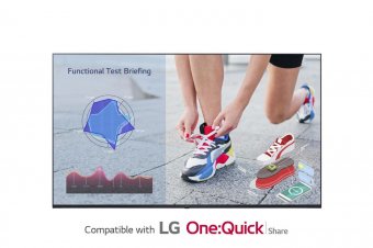 LG 55", 4K UHD (3840x2160), ADS, 400 nit, 1200:1, 60 Hz, Wi-Fi, SoC, SuperSign CMS, Pro:Idiom, webOS 6.0 