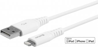 eSTUFF Câble Lightning MFI 3m Blanc 