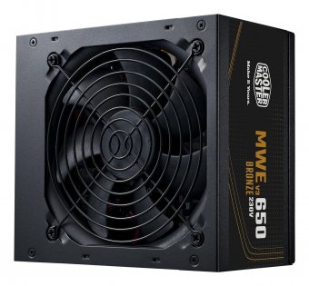 Cooler Master 650W, ATX 12V Ver. 3.1, 200-240V, 5A, 50-60Hz, 120mm, HDB, 80 PLUS Bronze EU 230V, 100 - 150 ms, 1.65 kg, EU 