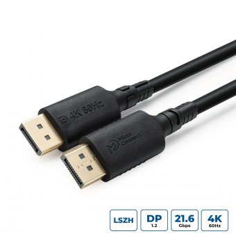 MicroConnect ColorFlex 4K DisplayPort 1.2 Halogenfree LSZH 2m 