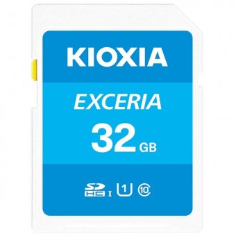 Kioxia SD-Card Exceria 32GB Cartes SDHC 32Go 