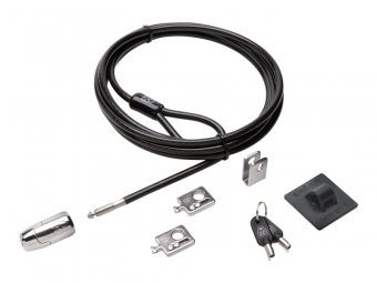 Kensington Desktop and Peripherals Standard Keyed Locking Kit 2.0 - Câble de sécurité - 2.4 m 