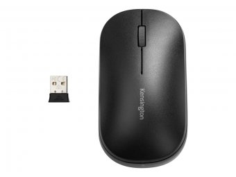 Kensington SureTrack Dual Wireless Mouse - souris - 2.4 GHz, Bluetooth 5.0 LE, Bluetooth 3.0 - noir 