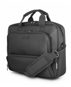 Urban Factory Mixee Toploading Laptop Bag 15.6" Black - Sacoche pour ordinateur portable - 15.6" - noir 