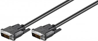 MicroConnect DVI-D 18+1-pin 5m M-M Black 