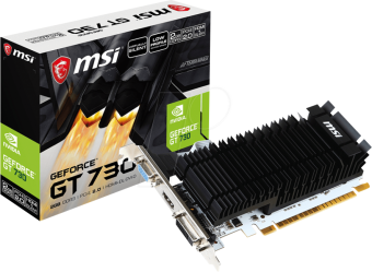 MSI VGA 2GB GT730 LP-V1 Silent V/H/DVI N730K-2GD3H/LPV1 