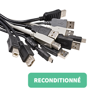 Câbles DVI 1,5m ou 2m reconditionné toutes marques 