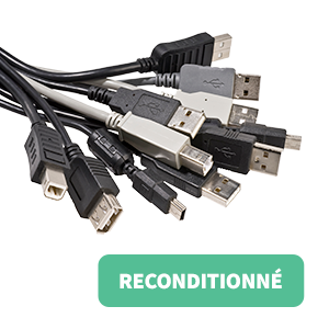 Câbles RJ45 Cat. 6 1m 1,5m 2m ou 3m 10G reconditionné toutes marques 