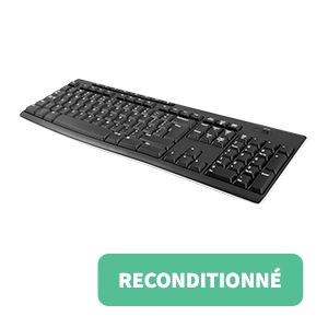 Clavier USB noir AZERTY reconditionné 