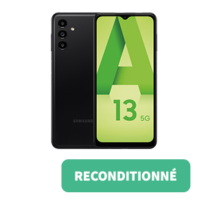 Samsung Galaxy A13 5G Dual Sim 64 Go - Noir reconditionné 