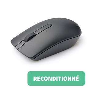 Souris filaire USB noire reconditionné 