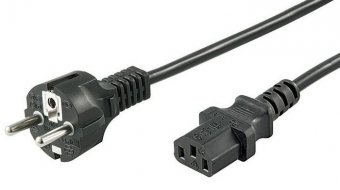 MicroConnect Power Cord CEE 7/7 - C13, 5m 