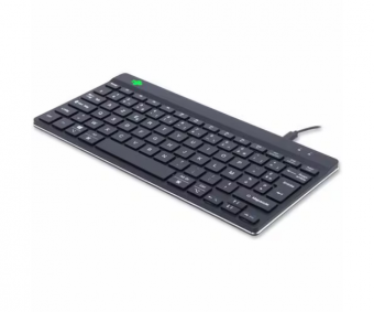 R-Go Compact Break clavier ergonomique AZERTY (FR) - filaire, noir 