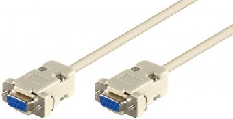 MicroConnect DB9-DB9 1,8m F/F, Null modem 