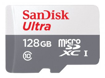 SanDisk Ultra - Carte mémoire flash - 128 Go - Class 10 - microSDXC UHS-I 