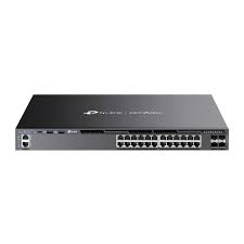 TP-LINK Switch SG6428XHP 24xGBit /4x10Gbit PoE+ Managed Layer 3 +++ Rack Mountable, Omada SDN, 4 Fans 