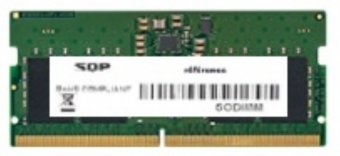 Mémoire SQP spécifique 16 Gb - DDR5 - Sodimm - 5600 Mhz - PC5-44800 - Unbuffered - 1R8 - 1,1V - CL46 