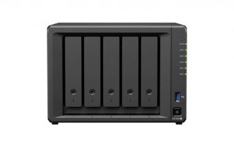 NAS Synology Tour DS1525+ - 8Go de ram - Boitier nu 5 emplacements Disques SATA 2,5/3,5 - Alimentation interne 