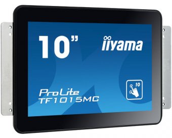 iiyama ProLite TF1015MC-B2 - Écran LED - 10.1" - cadre ouvert - écran tactile - 1280 x 800 720p @ 60 Hz - VA - 500 cd/m² - 1300:1 - 25 ms - HDMI, VGA, DisplayPort - noir 