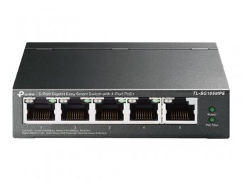 TP-LINK Switch TL-SG105MPE 5xGBit 4xPoE+ Unmanaged MetallgehÃ¤use 