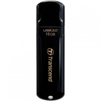 Transcend JetFlash 700 - Clé USB - 16 Go - USB 3.0 - noir 