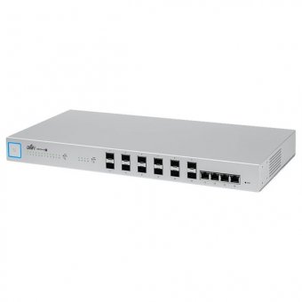 Ubiquiti Switch UniFi 12xSFP+/4xRJ45 10GBit Managed 19" Rack-Mountable, 10G Ethernet SFP+ & RJ45 Ports 