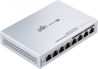 Ubiquiti Switch UniFi 8xRJ45 GBit Managed PoE+ (60W) Fanless 