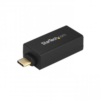 StarTech.com Adaptateur réseau USB-C vers Gigabit Ethernet - Convertisseur USB 3.0 Type-C vers RJ45 (US1GC30DB) - Adaptateur réseau - USB-C - Gigabit Ethernet x 1 - noir 