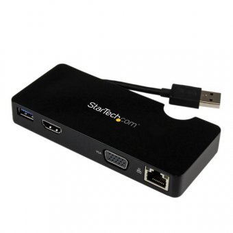 Travel Dock for Laptops - HDMI or VGA 