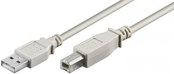 MicroConnect USB2.0 A-B, 1m, M-M 