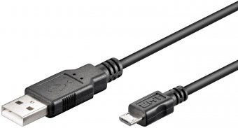 MicroConnect USB A - Micro USB B, 5P, 0.6m 