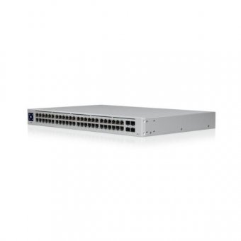 Ubiquiti Switch UniFi 48xRJ45 GBit/4xSFP Managed 32xPoE 195W Gen2 19" Rack-Mountable, 1,3" Touchscreen 