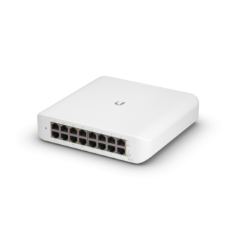 Ubiquiti Switch UniFi 16xRJ45 GBit Managed 8xPoE 45W Wall-Mountable, Fanless, internal PSU 