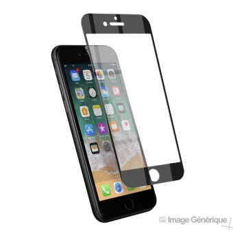 Verre Trempé 6D pour iPhone 7 / 8 / SE 2020 / SE 2022 (9H - 0,2 mm) - Blister 