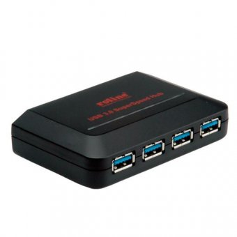 Roline Usb 3.0 Hub, 4 Ports, With Power Supply 