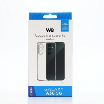 WE Coque de protection TPU SAMSUNG GALAXY A36 5G Transparent 