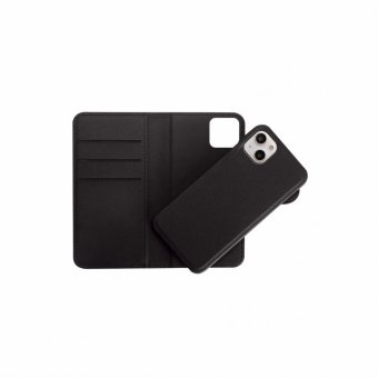 WE Etui folio MAGNETIQUE APPLE IPHONE 13 MINI Noir: Coque détachable - fermeture 