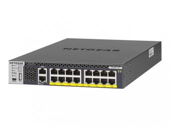 Netgear 16Port Gigabit PoE+ Managed Switch 100/1000/10000 M4300-16X 199W PoE Stabelbar, Nonstop Forwarding uvm. 