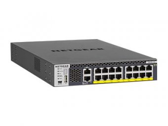 Netgear 16Port Gigabit PoE+ Managed Switch 100/1000/10000 M4300-16X 500W PoE Stabelbar, Nonstop Forwarding uvm. 