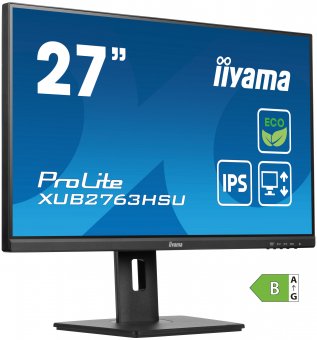 Écran LED - 27" - 1920 x 1080 Full HD (1080p) @ 100 Hz - IPS - 250 cd/m² - 1300:1 - 3 ms - HDMI, DisplayPort - haut-parleurs - noir, mat 