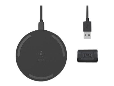 10W Wireless Charging Pad with PSU+Mic 