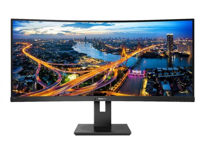 Philips B Line 346B1C - Écran LED - incurvé - 34" (34" visualisable) - 3440 x 1440 UWQHD @ 100 Hz - VA - 300 cd/m² - 3000:1 - 5 ms - HDMI, DisplayPort, USB-C - haut-parleurs - texture noire 