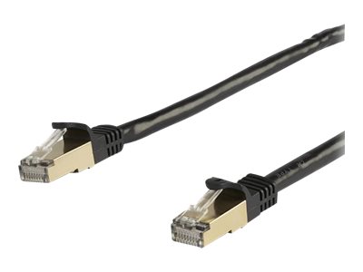 Cable - Black CAT6a Ethernet Cable 7m 