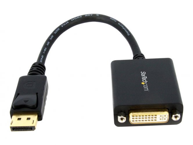 StarTech.com DisplayPort DVI - Passif - Adaptateur vidéo DisplayPort vers DVI - 1080p - DP vers DVI-D - Convertisseur DP - 1080p - Adaptateur DisplayPort - DisplayPort (M) pour DVI-I (F) - 15.2 cm - noir - pour P/N: DK30C2DPEPUE, DK30C2DPPD, DK30C2DPPDUE, 
