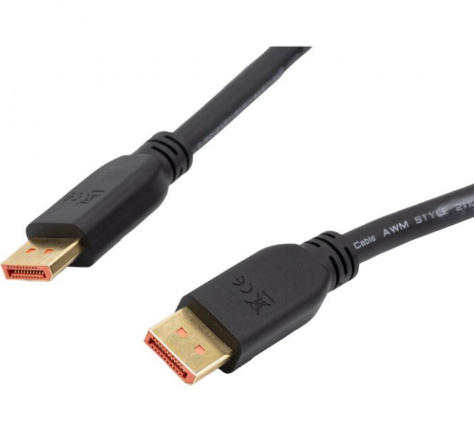 CORDON DISPLAYPORT 2.1 matériaux recyclés 80Gbps - 2M