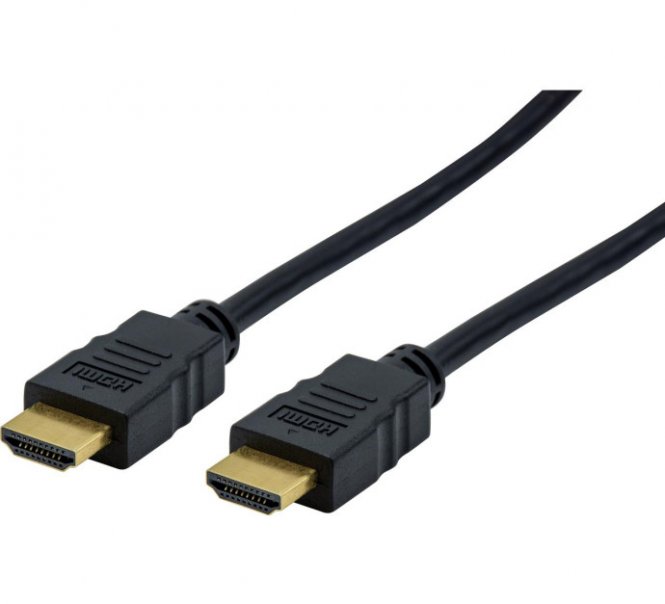 CORDON HDMI HIGHSPEED AVEC ETHERNET OR - 5m