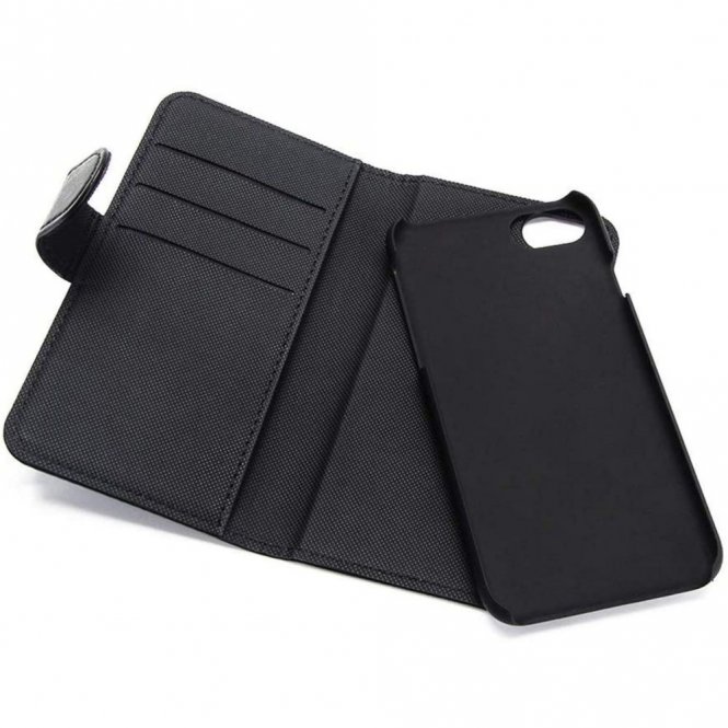 WE Etui folio MAGNETIQUE APPLE IPHONE 11 Noir: Coque détachable - fermeture magn 