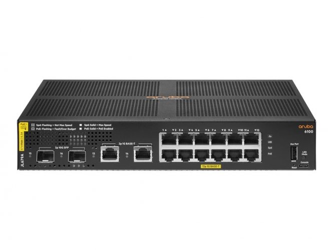 HPE Aruba 6100 12G CL4 2SFP+139W 