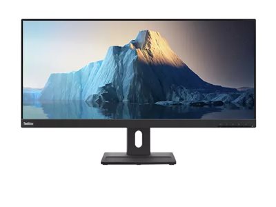 Lenovo ThinkVision E29w-20 - Écran LED - 29" - 2560 x 1080 - IPS - 300 cd/m² - 1000:1 - 4 ms - HDMI, DisplayPort - haut-parleurs - noir corbeau - pour ThinkCentre neo 70t 11YU, ThinkPad P15 Gen 2 20YQ 